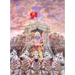 Krishna & Arjuna (Poster, small)