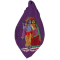 Bead Bag Radha Krishna (bestickt)
