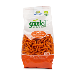 Bio Goodel Rote Linsen Spirelli, 250g