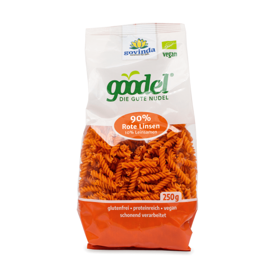 Bio Goodel Rote Linsen Spirelli, 250g