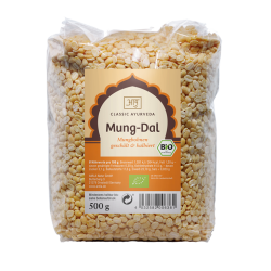 Bio Mung Dal (gelbe Mungbohnen) 500g