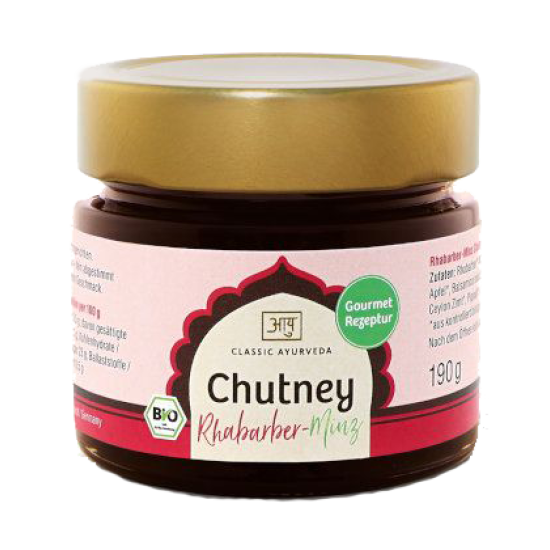 Bio Rhabarber-Minz Chutney, 190g