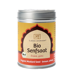 Bio Senfsaat (Senfkörner), braun, ganz