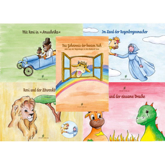 Kuuhle Kinderbuchserie mit Rosi der Kuh (5 Büchlein), Sebastian Becher