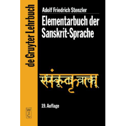 Elementarbuch der Sanskrit-Sprache, Adolf Friedrich Stenzler