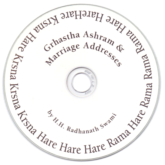 Grhastha Ashram & Marriage Addresses, Radhanath Swami (MP3 CD)