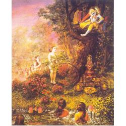 Krishna - Thief of the Garments (Poster)