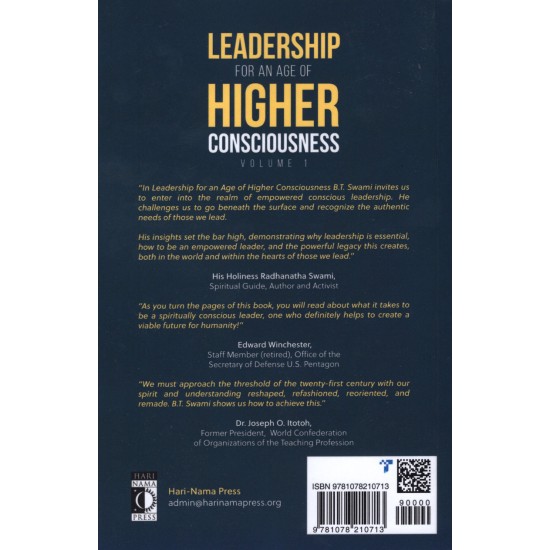 Leadership for an Age of Higher Consciousness Vol. 1, Bhakti Tirtha Swami
