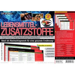 Info-Tafel-Set Lebensmittel-Zusatzstoffe