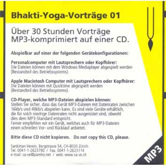 Bhakti-Yoga-Vorträge 01 (MP3)