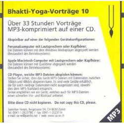 Bhakti-Yoga-Lectures 10 (MP3)