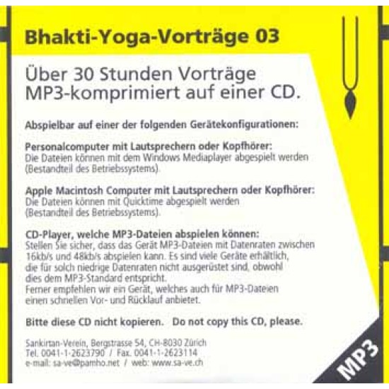 Bhakti-Yoga-Vorträge 03 (MP3)