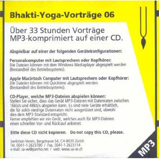Bhakti-Yoga-Vorträge 06 (MP3)