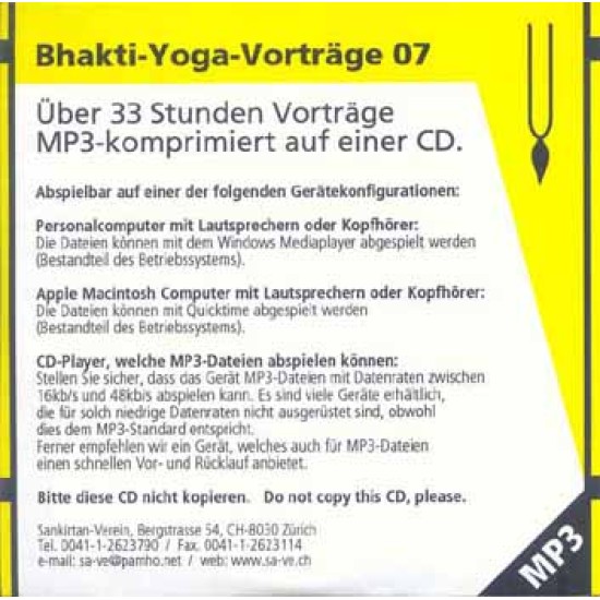 Bhakti-Yoga-Vorträge 07 (MP3)