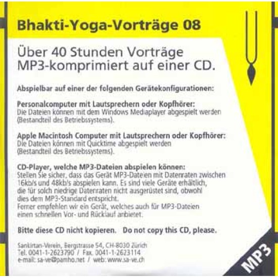 Bhakti-Yoga-Vorträge 08 (MP3)