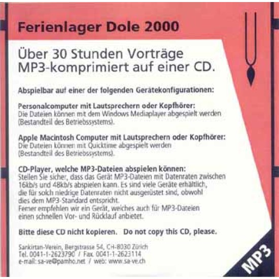 Ferienlager Dole 2000 (MP3)