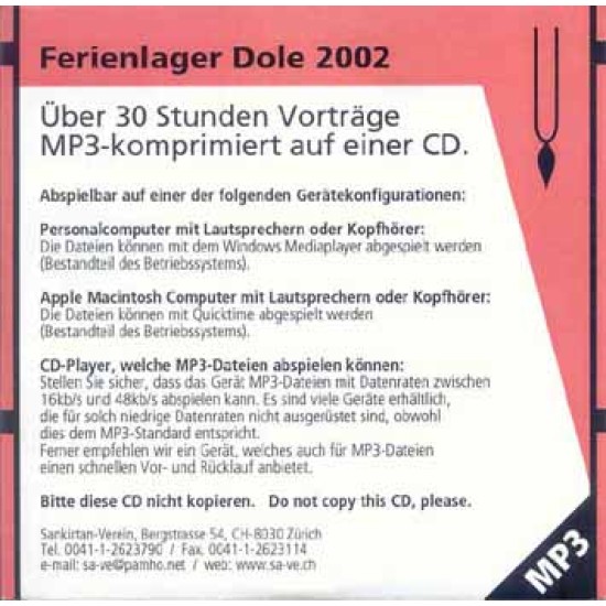 Ferienlager Dole 2002 (MP3)