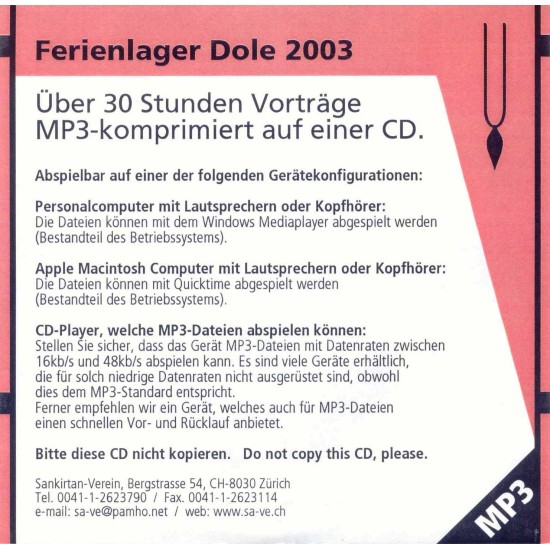 Ferienlager Dole 2003 (MP3)
