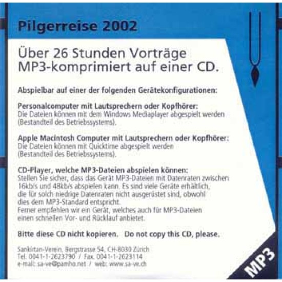 Pilgerreise 2002 (MP3)