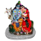 Divine Couple Murti mit Kuh