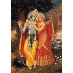 Radha und Krishna (Poster)