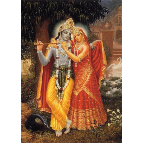 Radha und Krishna (Poster)