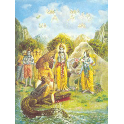 Sri Vishnu delivers Gajendra (Poster)