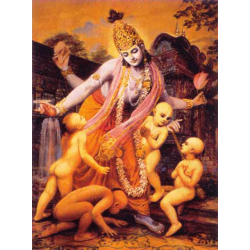 Vishnu und die Kumaras (Poster)