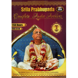 Srila Prabhupada – Complete Audio Archives (Set of 3 MP3 DVD-9)