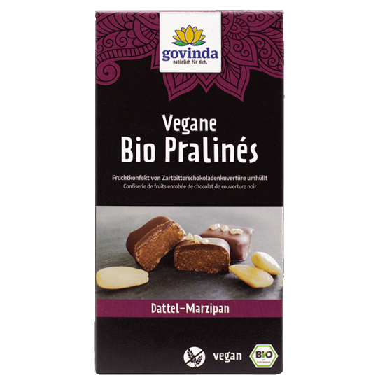 Vegane Bio Pralinés – Dattel-Marzipan