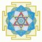 Krishna-Gayatri-Yantra (Mond, Nordwesten)
